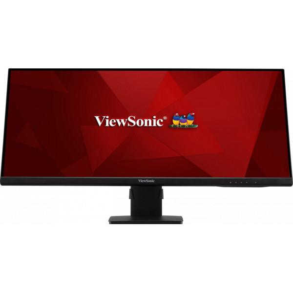 LCD Monitor VIEWSONIC VA3456-MHDJ 34 Business/21 : 9 Panel IPS 3440x1440 21:9 75Hz Matte 4 ms Speakers Swivel Height adjustable Tilt Colour Black VA3456-MHDJ