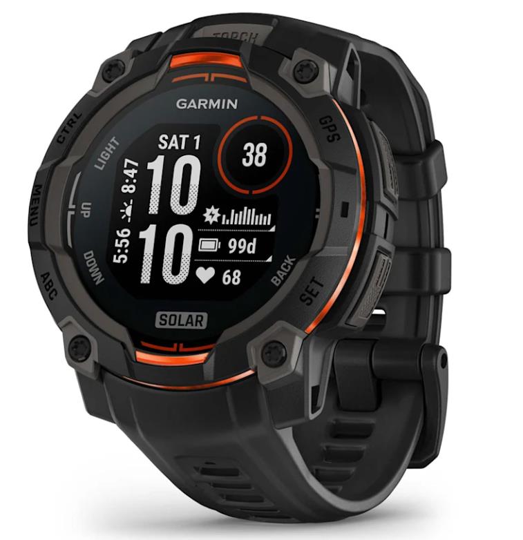 SMARTWATCH INSTINCT 3 SOLAR/BLACK/BLK 010-02934-00 GARMIN