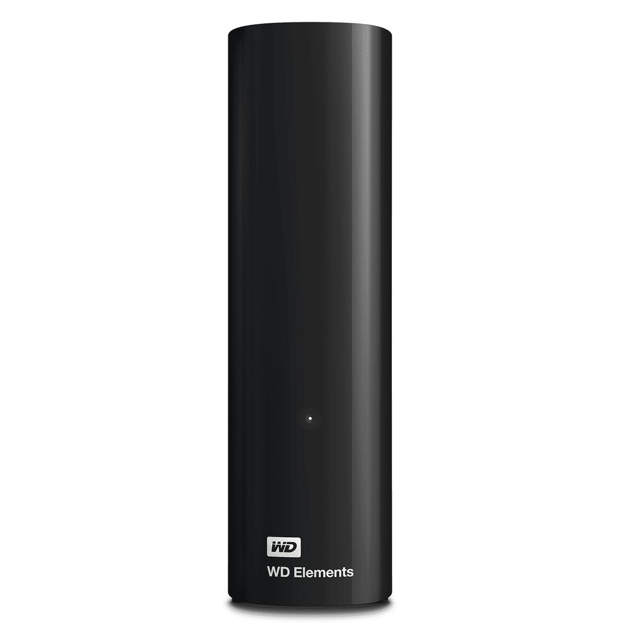 External HDD WESTERN DIGITAL Elements Desktop 14TB USB 3.0 Drives 1 Black WDBWLG0140HBK-EESN