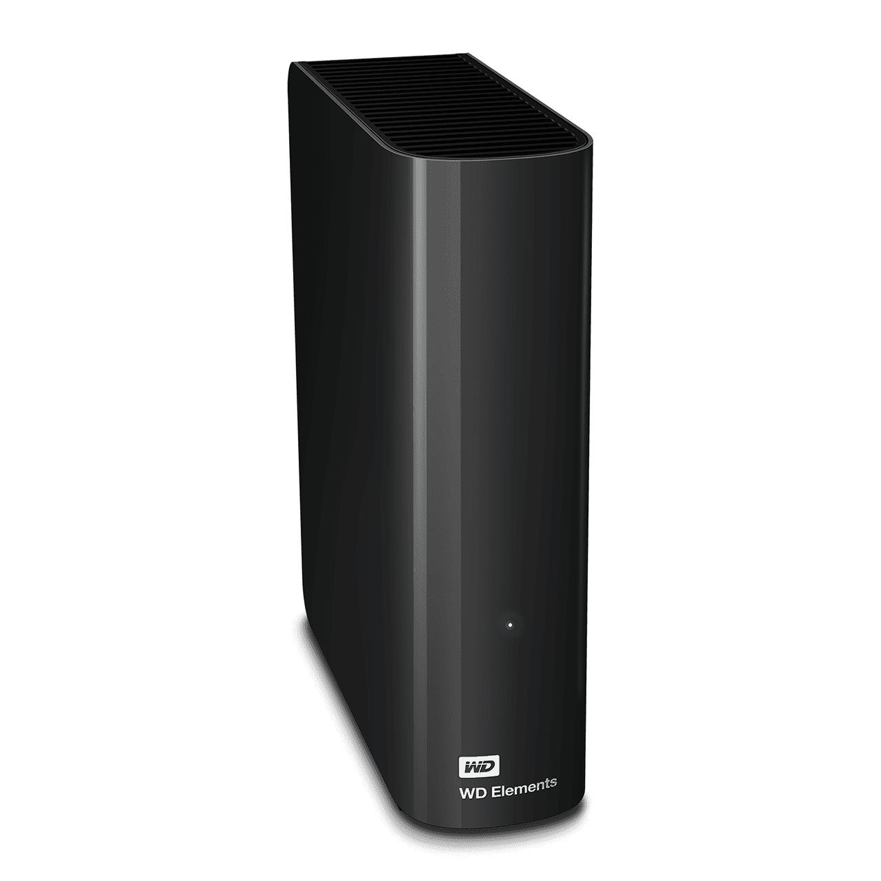 External HDD WESTERN DIGITAL Elements Desktop 14TB USB 3.0 Drives 1 Black WDBWLG0140HBK-EESN