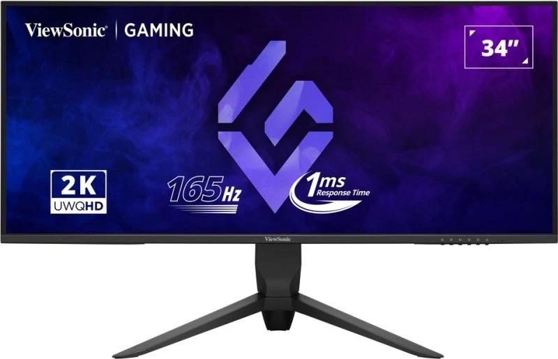 LCD Monitor VIEWSONIC 34 Gaming/21 : 9 Panel VA 3440x1440 21:9 165 Hz Matte 1 ms Swivel Height adjustable Tilt Colour Black VX3480-2K-PRO