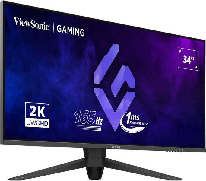 LCD Monitor VIEWSONIC 34 Gaming/21 : 9 Panel VA 3440x1440 21:9 165 Hz Matte 1 ms Swivel Height adjustable Tilt Colour Black VX3480-2K-PRO