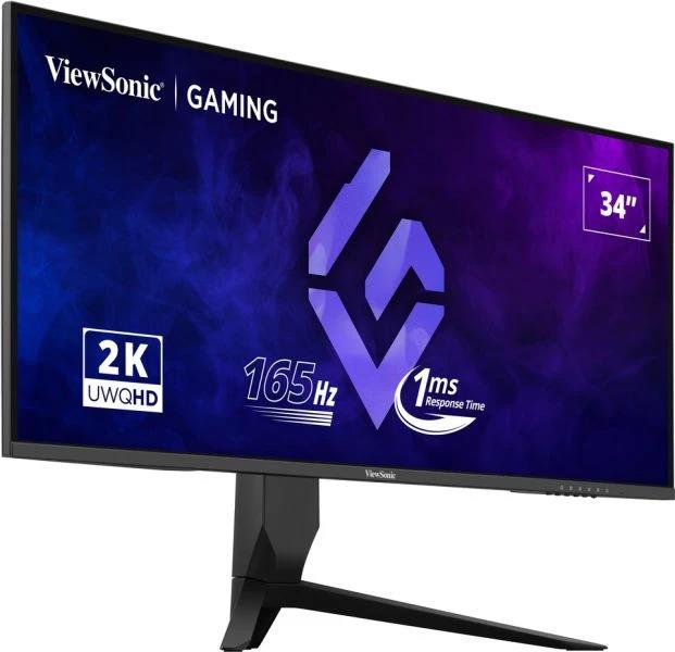 LCD Monitor VIEWSONIC 34 Gaming/21 : 9 Panel VA 3440x1440 21:9 165 Hz Matte 1 ms Swivel Height adjustable Tilt Colour Black VX3480-2K-PRO