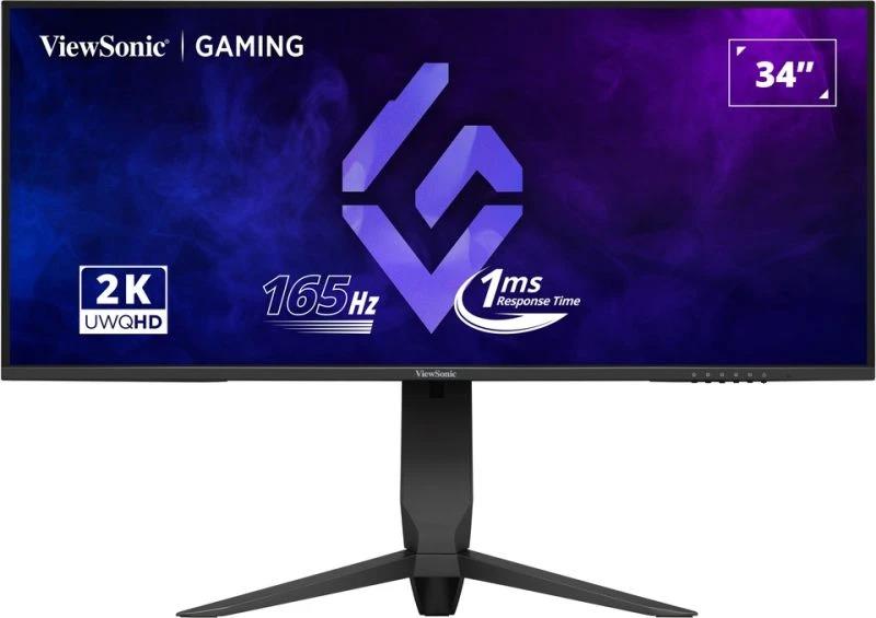 LCD Monitor VIEWSONIC 34 Gaming/21 : 9 Panel VA 3440x1440 21:9 165 Hz Matte 1 ms Swivel Height adjustable Tilt Colour Black VX3480-2K-PRO