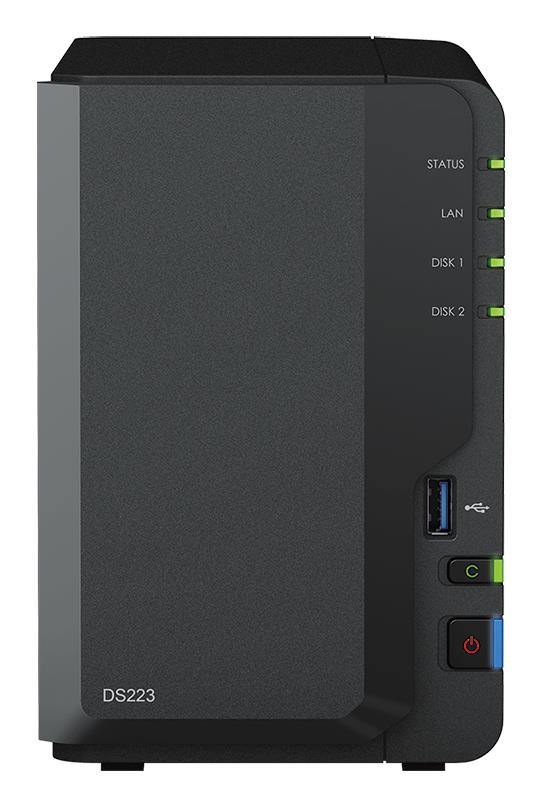 NAS STORAGE TOWER 2BAY/NO HDD USB3.2 DS223 SYNOLOGY