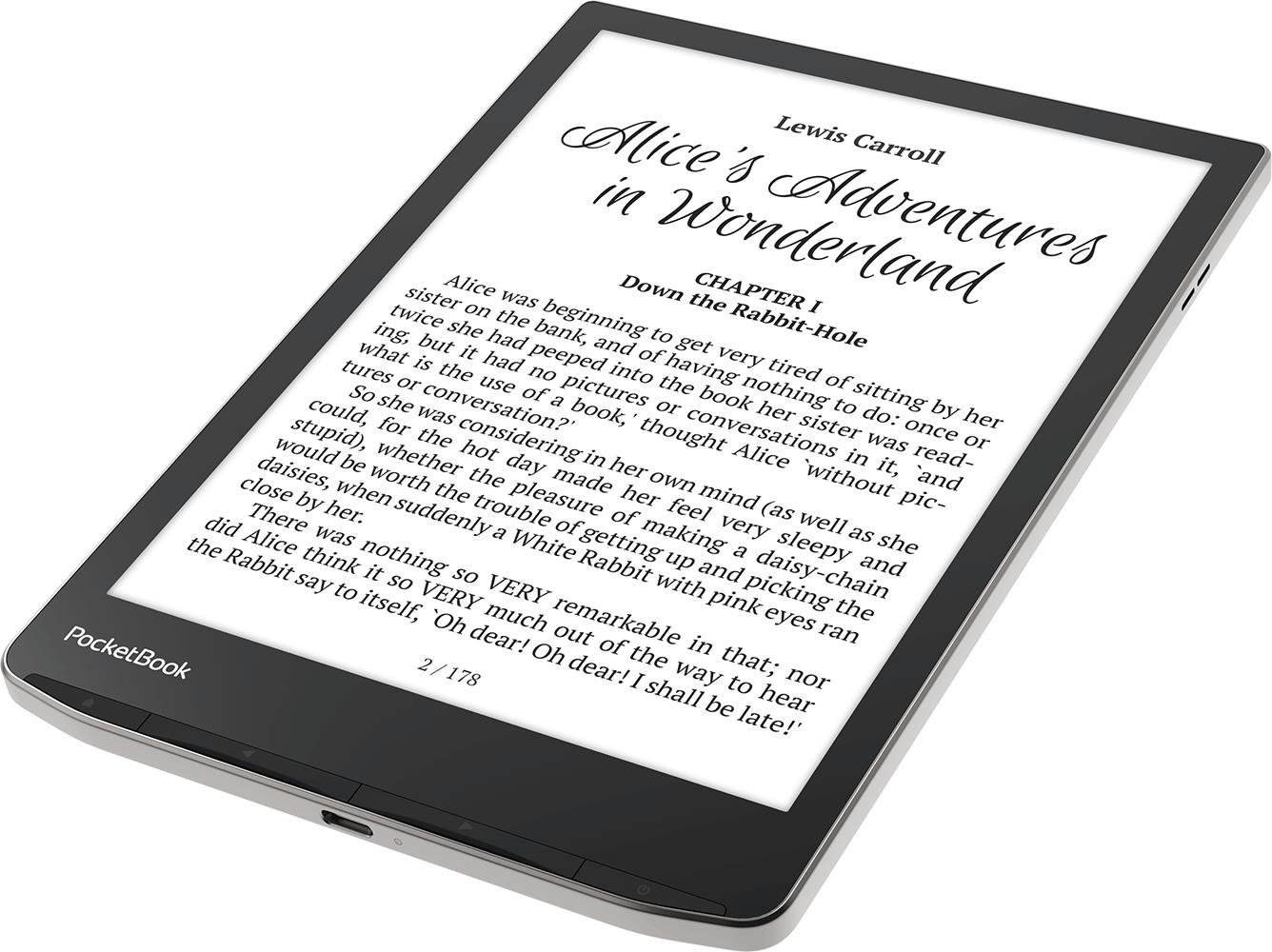 E-Reader POCKETBOOK InkPad 4 7.8 1872x1404 1xAudio-Out 1xUSB-C Micro SD Wireless LAN Bluetooth PB743G-U-WW