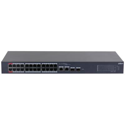 Switch DAHUA CS4226-24ET-240 Desktop/pedestal Rack 1U 24x10Base-T 100Base-TX 2x10/100/1000BASE-T/SFP combo 2 26 PoE ports 24 240 Watts CS4226-24ET-240