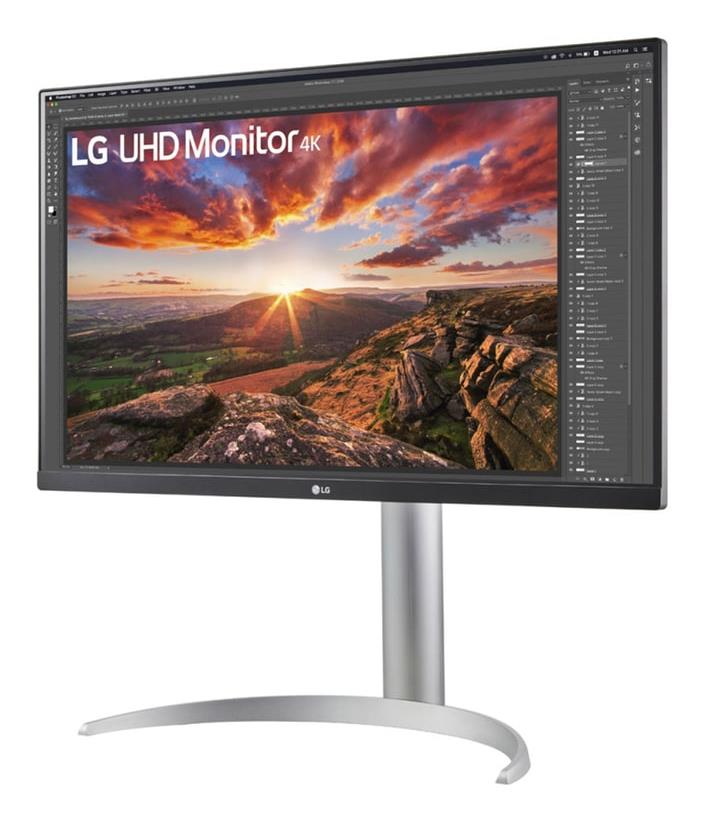 LCD Monitor LG 27UP850K-W 27 Gaming Panel IPS 3840x2160 16:9 60 Hz 5 ms Pivot Height adjustable Tilt Colour Black 27UP850K-W