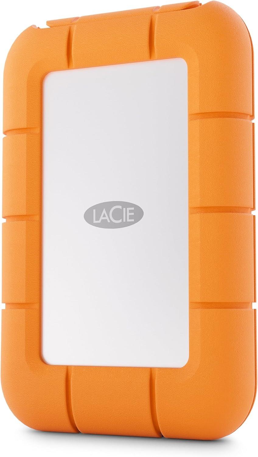 External SSD LACIE 2TB USB-C Write speed 2000 MBytes/sec Read speed 2000 MBytes/sec STMF2000400