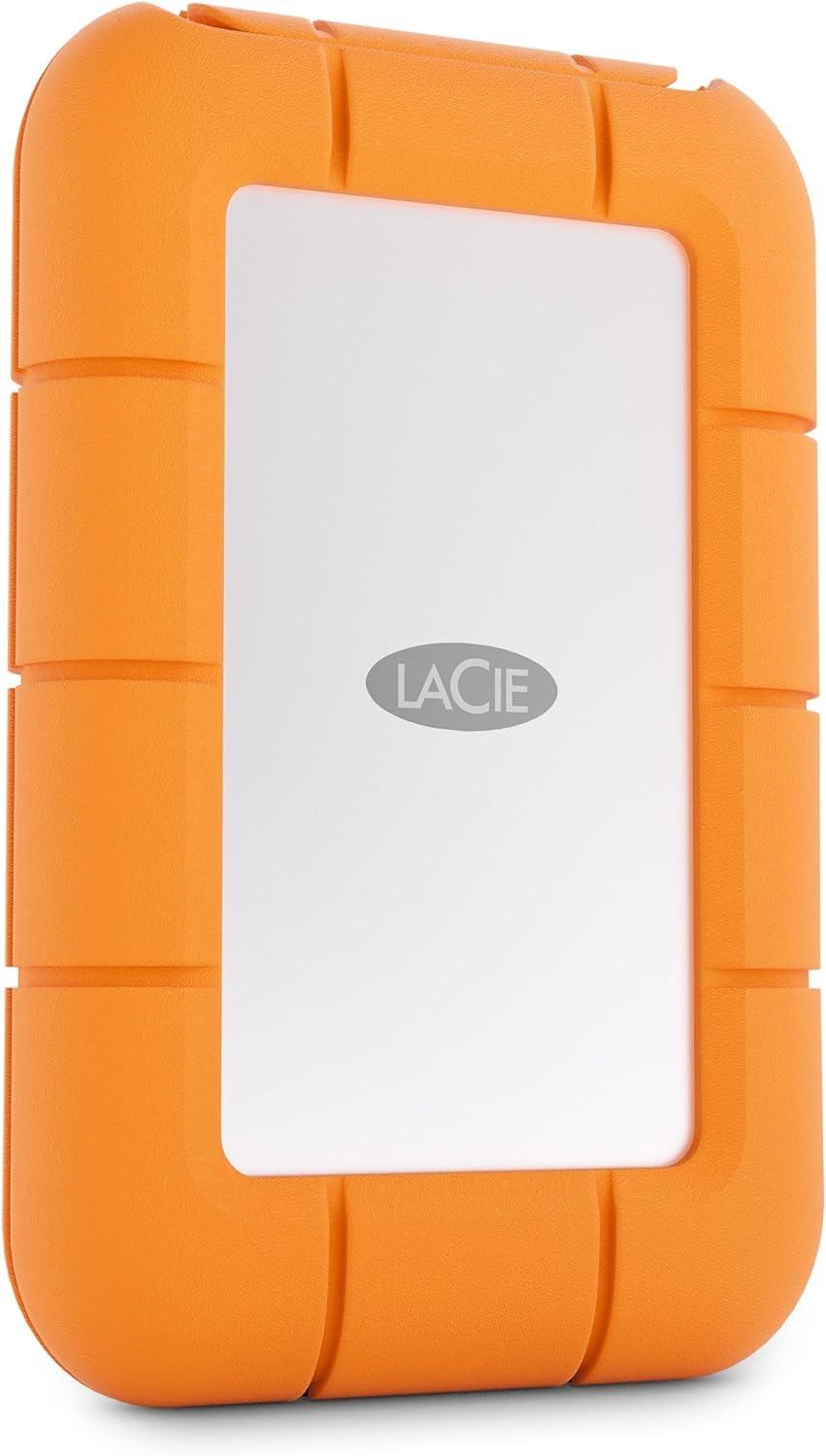 External SSD LACIE 2TB USB-C Write speed 2000 MBytes/sec Read speed 2000 MBytes/sec STMF2000400