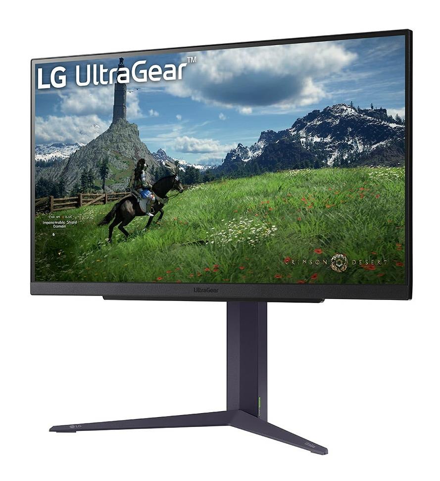 LCD Monitor LG 27 Panel IPS 2560x1440 16:9 180Hz 1 ms Pivot Height adjustable Tilt Colour Black 27GS85Q-B