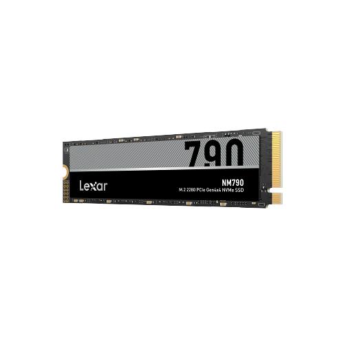 SSD LEXAR NM790 4TB M.2 PCIe Gen4 NVMe Write speed 6500 MBytes/sec Read speed 7400 MBytes/sec 2.45mm TBW 3000 TB MTBF 1500000 hours LNM790X004T-RNNNG