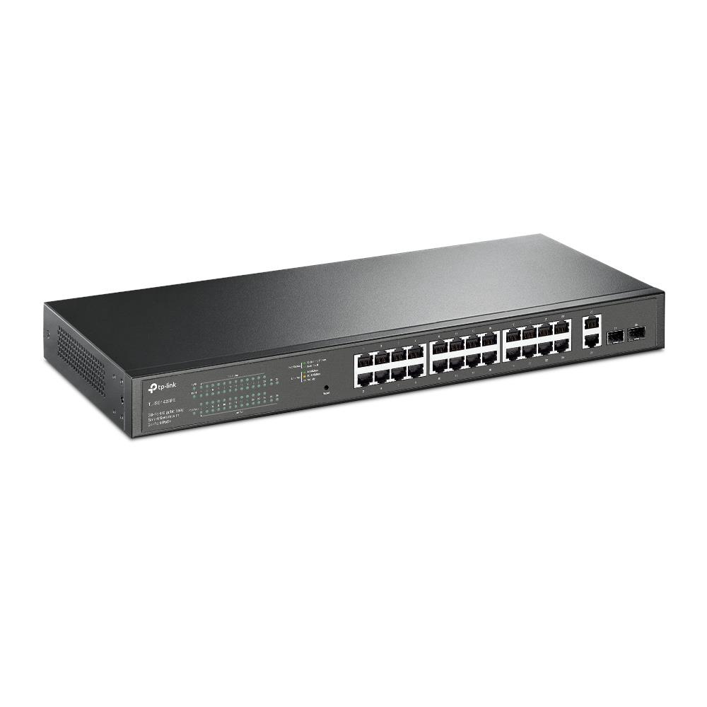 Switch TP-LINK Desktop/pedestal 28x10Base-T 100Base-TX 1000Base-T PoE+ ports 24 250 Watts TL-SG1428PE