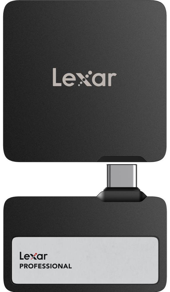 External SSD LEXAR Professional Go Portable 2TB USB 3.2 Write speed 1000 MBytes/sec Read speed 1050 MBytes/sec LSL400S002T-RNBNG