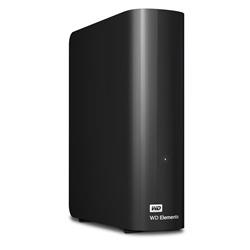 External HDD WESTERN DIGITAL Elements Desktop 8TB USB 3.0 Drives 1 Black WDBWLG0080HBK-EESN