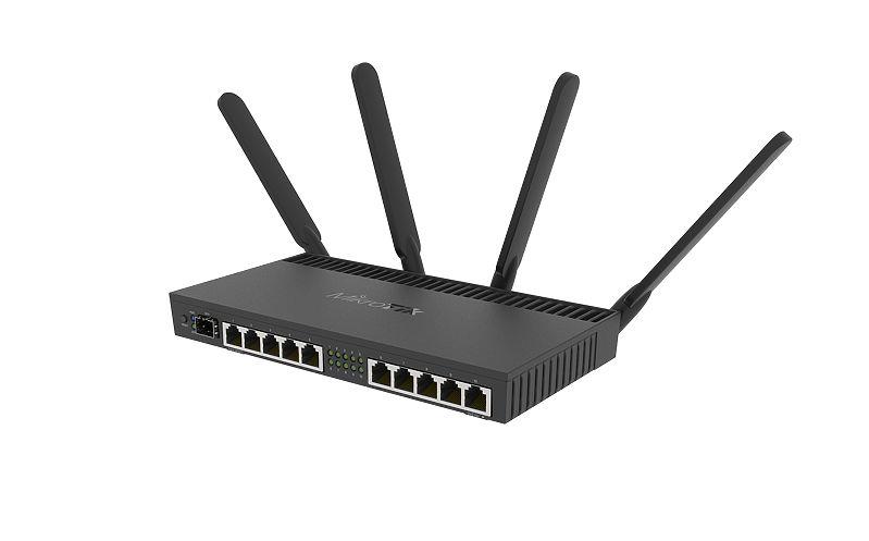 Wireless Router MIKROTIK RB4011iGS+5HacQ2HnD-IN Wi-Fi 5 (802.11ac) Data speed 1733 Mbit/s Ethernet LAN Yes RB4011IGS+5HACQ2HND-IN