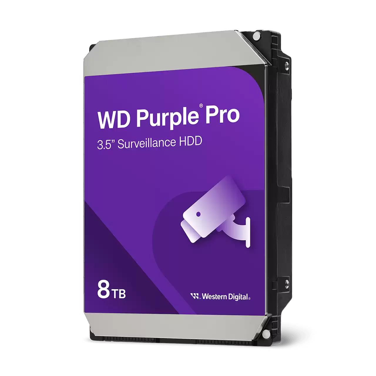 HDD WESTERN DIGITAL Purple 8 TB Serial ATA 7200 RPM 3.5 WD8002PURP