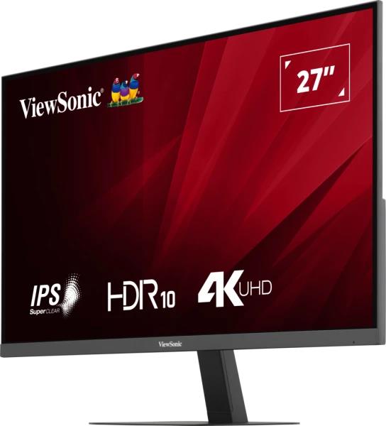 LCD Monitor VIEWSONIC VA2708-4K-HD 27 Panel IPS 3840x2160 16:9 60 Hz Matte 4 ms Tilt Colour Black VA2708-4K-HD