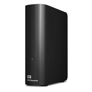 External HDD WESTERN DIGITAL Elements Desktop 6TB USB 3.0 Drives 1 Black WDBWLG0060HBK-EESN