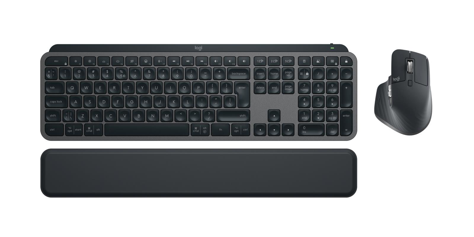 KEYBOARD +MOUSE COMBO MXKEYS S/BLACK 920-011614 LOGITECH
