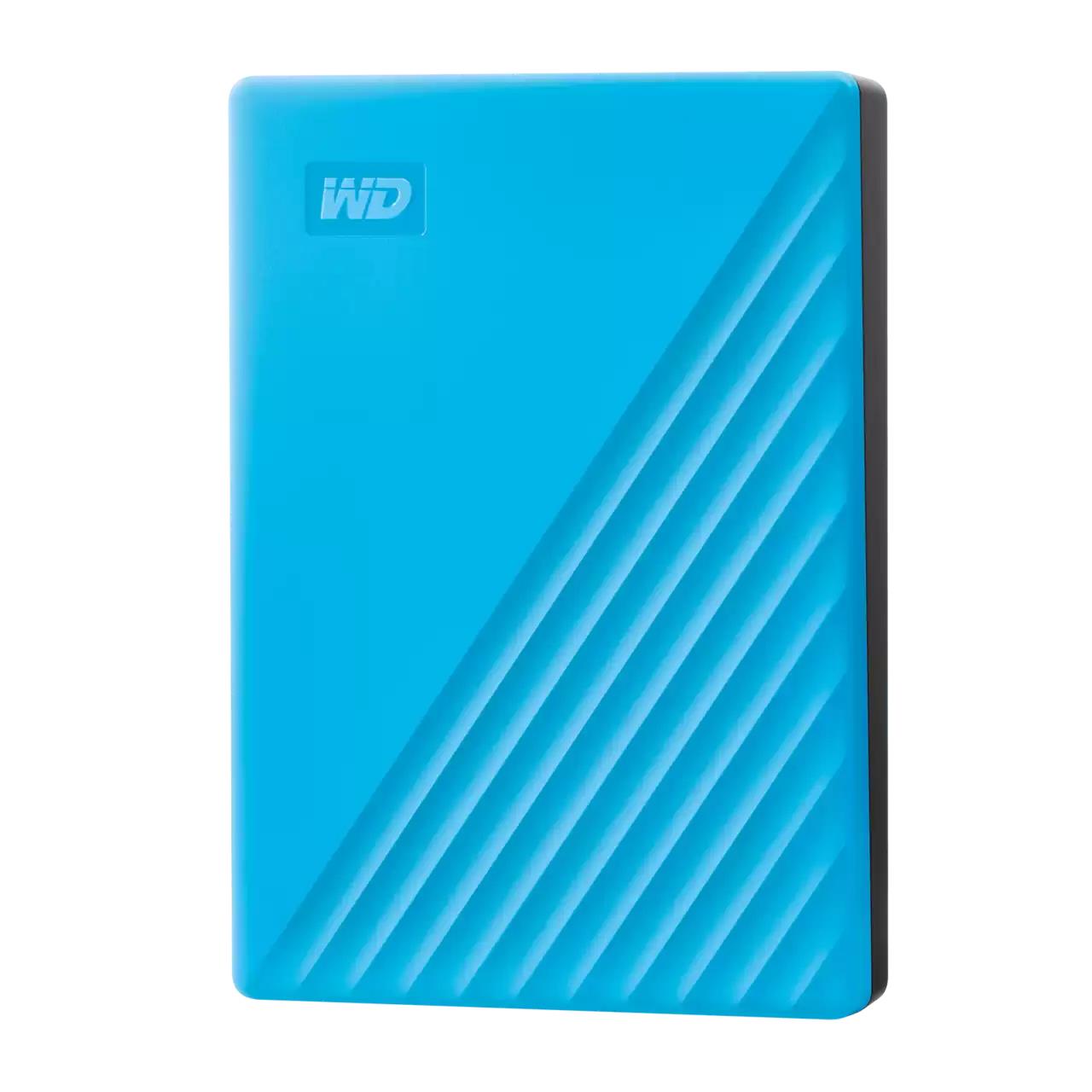External HDD WESTERN DIGITAL My Passport 6TB USB 2.0 USB 3.2 Colour Sky Blue WDBR9S0060BBL-WESN