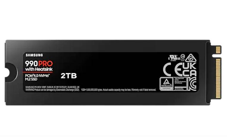 Samsung 990 PRO 2 TB M.2 PCI Express 4.0 NVMe V-NAND MLC