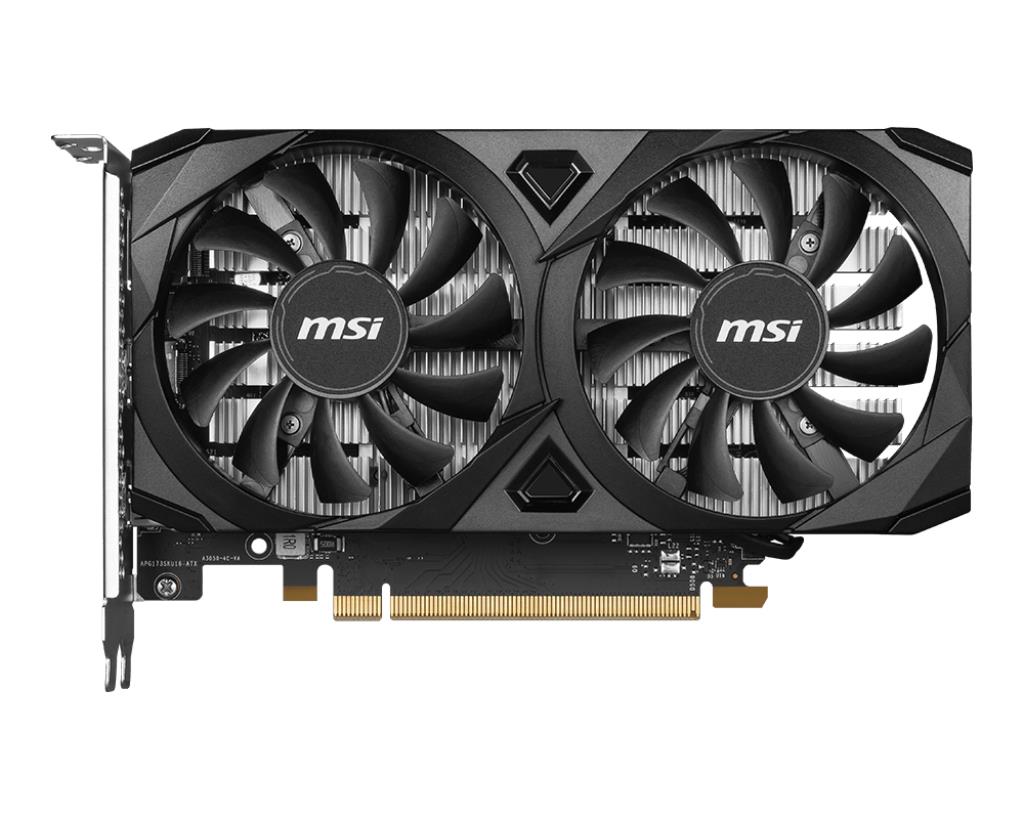 Graphics Card MSI NVIDIA GeForce RTX 3050 6 GB GDDR6 96 bit PCIE 4.0 16x Dual Slot Fansink 2xHDMI 1xDisplayPort RTX3050VEN2XE6GOC