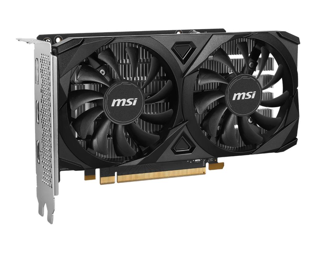 Graphics Card MSI NVIDIA GeForce RTX 3050 6 GB GDDR6 96 bit PCIE 4.0 16x Dual Slot Fansink 2xHDMI 1xDisplayPort RTX3050VEN2XE6GOC
