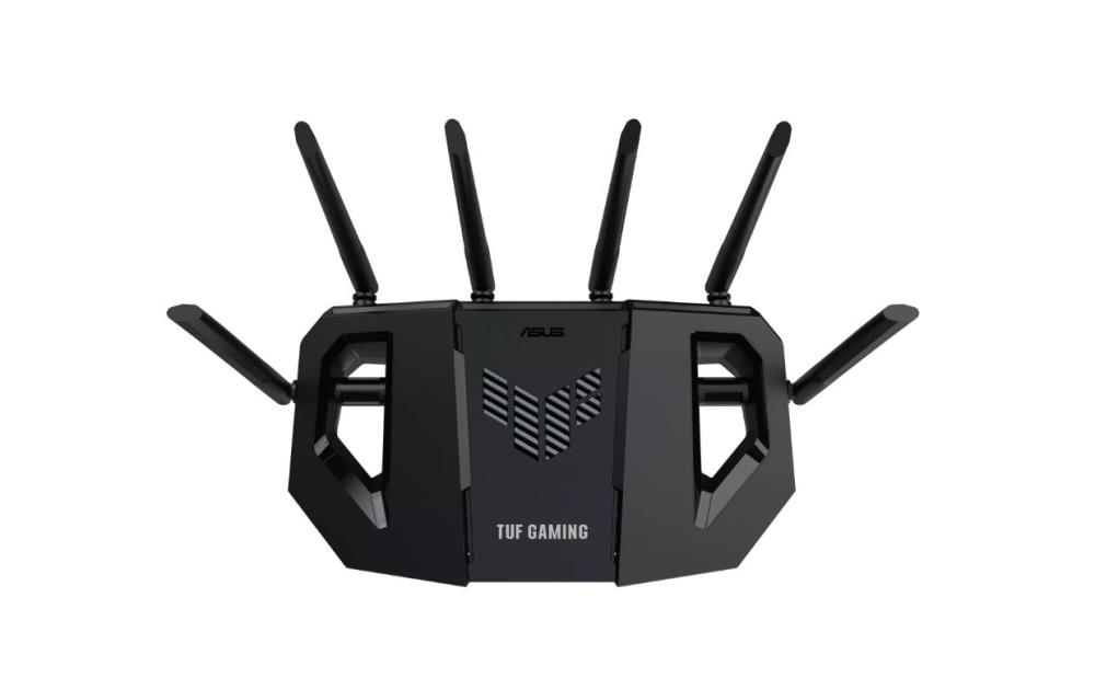 Wireless Router ASUS Router 6500 Mbps Mesh Wi-Fi 6 Wi-Fi 7 IEEE 802.11a IEEE 802.11b IEEE 802.11g IEEE 802.11ac IEEE 802.11ax USB 3.2 3x2.5GbE 1x2.5GbE Number of antennas 6 TUFGAMINGBE6500