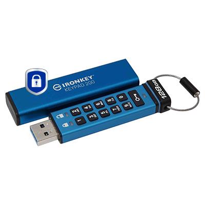 MEMORY DRIVE FLASH USB3.2/128GB IKKP200/128GB KINGSTON