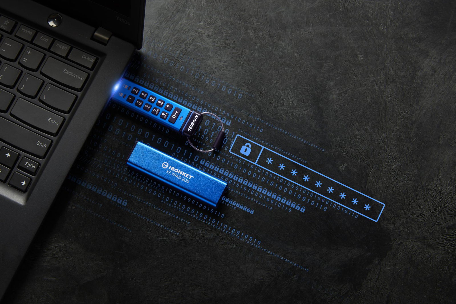 MEMORY DRIVE FLASH USB3.2/128GB IKKP200/128GB KINGSTON
