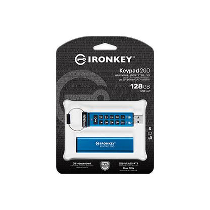 MEMORY DRIVE FLASH USB3.2/128GB IKKP200/128GB KINGSTON