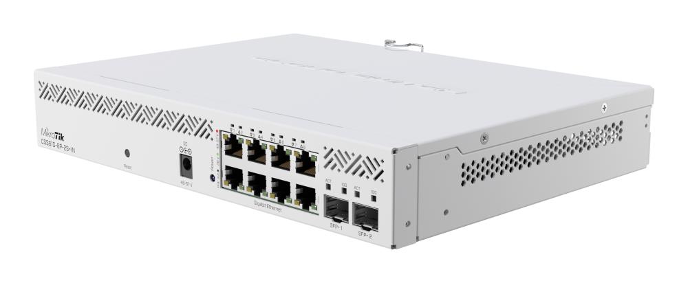 Switch MIKROTIK 8x10Base-T 100Base-TX 1000Base-T 2xSFP+ CSS610-8P-2S+IN