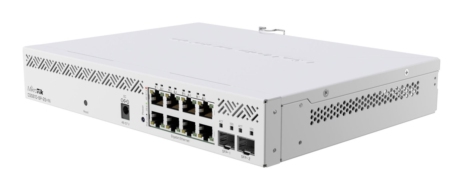 Switch MIKROTIK 8x10Base-T 100Base-TX 1000Base-T 2xSFP+ CSS610-8P-2S+IN