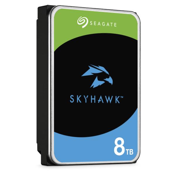 HDD SEAGATE SkyHawk 8TB SATA 256 MB 5400 rpm Discs/Heads 4/8 3,5 ST8000VX010