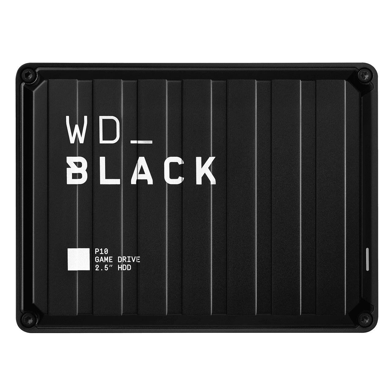 External HDD WESTERN DIGITAL P10 Game Drive 5TB USB 3.2 Colour Black WDBA3A0050BBK-WESN