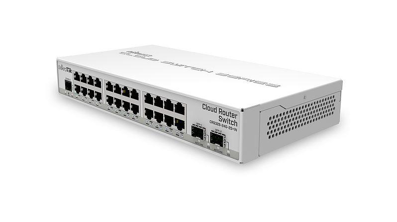 Switch MIKROTIK CRS326-24G-2S+IN 24x10Base-T 100Base-TX 1000Base-T 2xSFP+ CRS326-24G-2S+IN