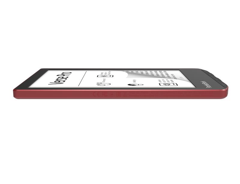 E-Reader POCKETBOOK Verse Pro 6 1072x1448 1xUSB-C Wireless LAN Bluetooth Red PB634-3-WW