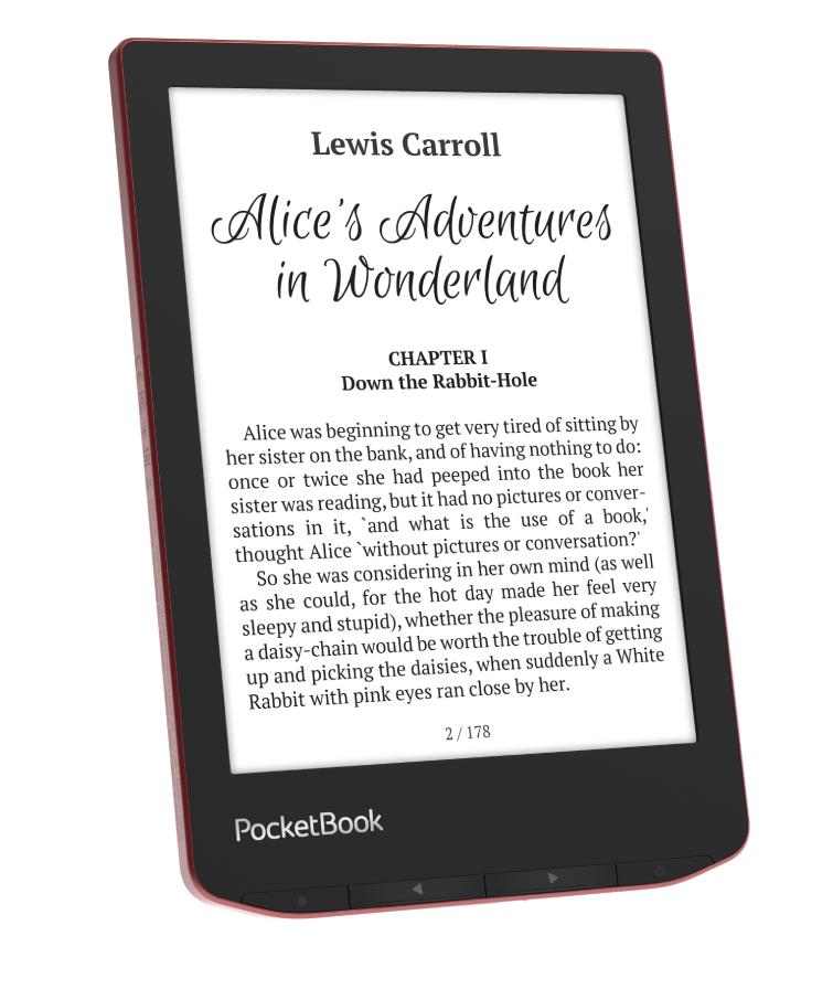 E-Reader POCKETBOOK Verse Pro 6 1072x1448 1xUSB-C Wireless LAN Bluetooth Red PB634-3-WW