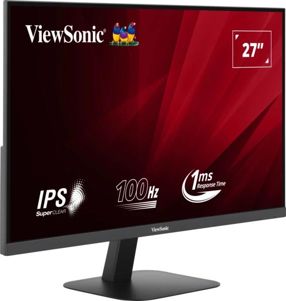 LCD Monitor VIEWSONIC VA2708-2K-HD 27 4K Panel IPS 2560x1440 100Hz Matte 1 ms Tilt Colour Black VA2708-2K-HD