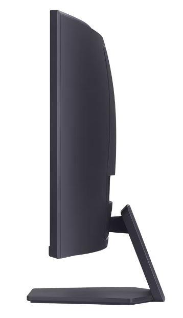 LCD Monitor LG 27GS60QC-B 27 Gaming/Curved Panel VA 2560x1440 16:9 180 Hz Matte 1 ms Tilt Colour Black 27GS60QC-B