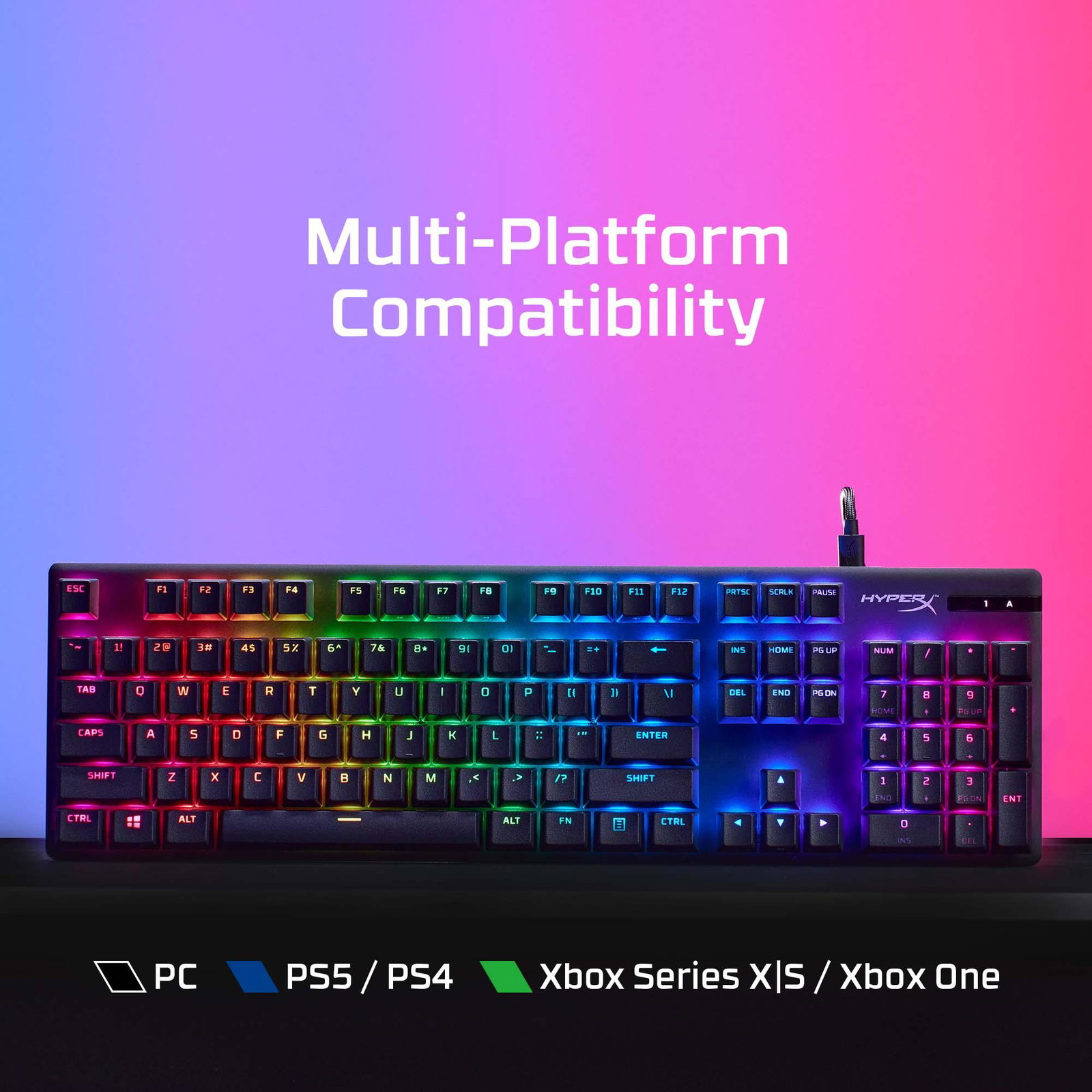 KEYBOARD ALLOY ORIGINS PBT HX/BLUE 639N4AA#ABA HYPERX