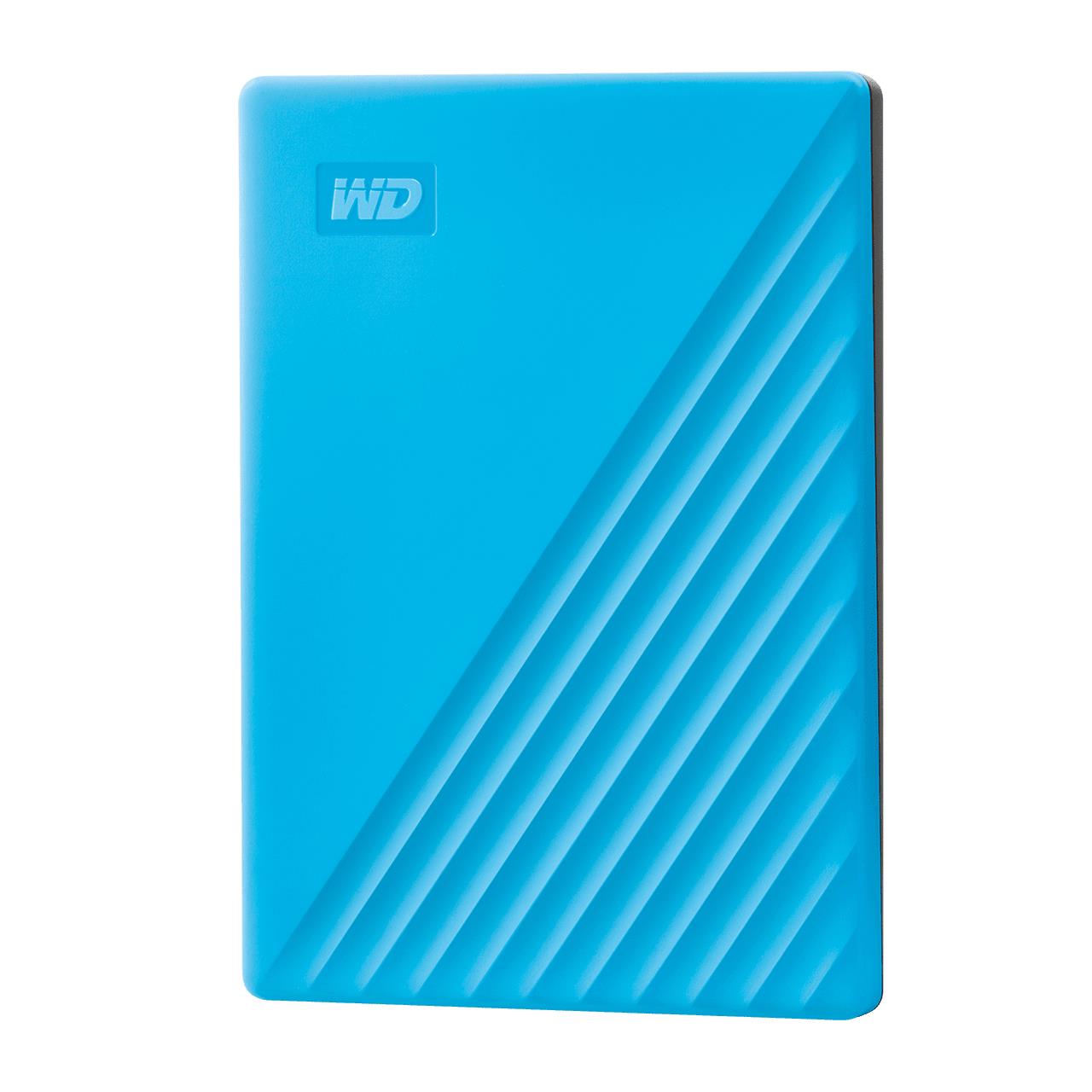 External HDD WESTERN DIGITAL My Passport 4TB USB 2.0 USB 3.0 USB 3.2 Colour Blue WDBPKJ0040BBL-WESN