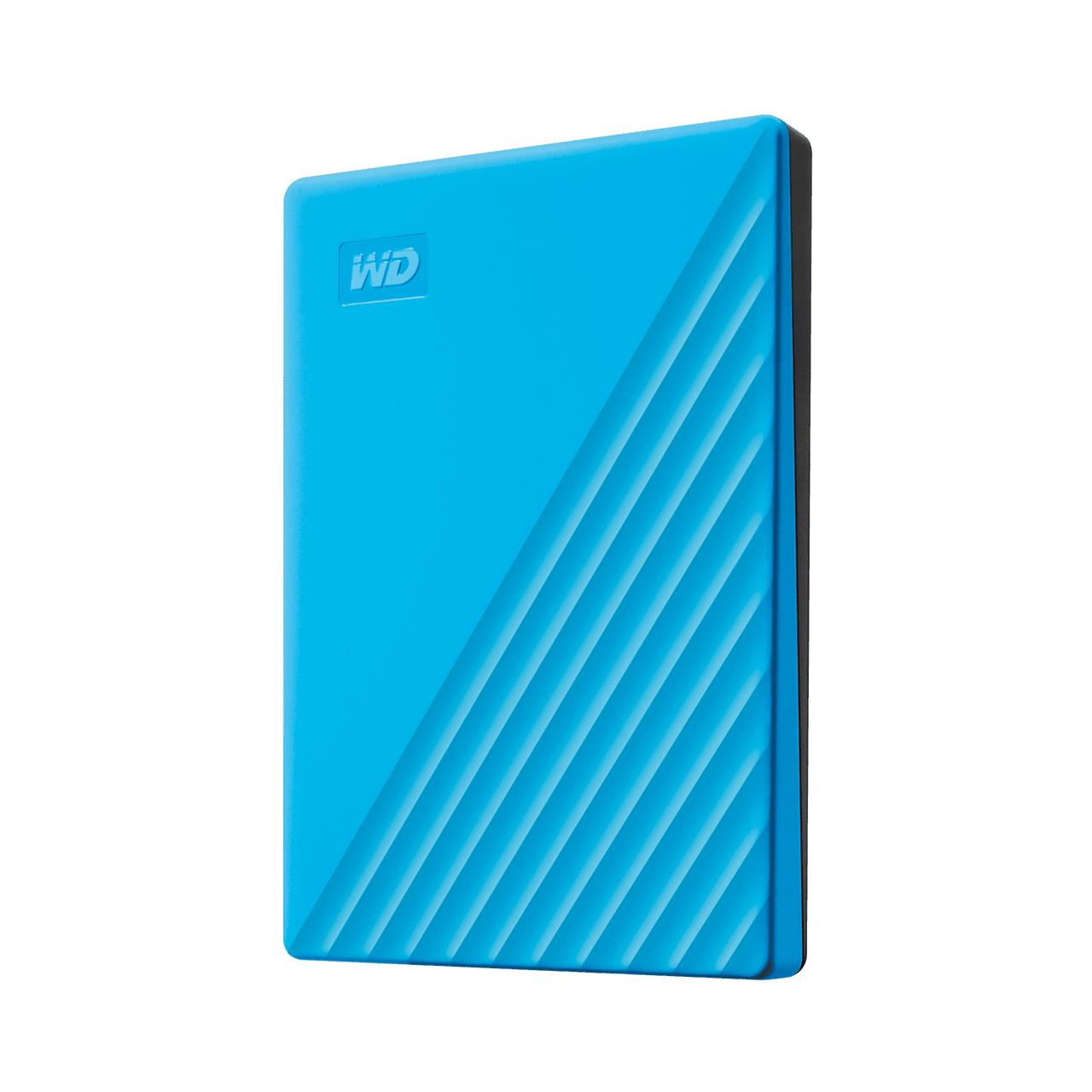 External HDD WESTERN DIGITAL My Passport 4TB USB 2.0 USB 3.0 USB 3.2 Colour Blue WDBPKJ0040BBL-WESN