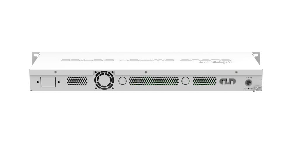 Switch MIKROTIK CSS326-24G-2S+RM Switch type Managed Rack mounting Yes Form factor 1U 24xRJ-45 ports RJ-45 Ports Type Gigabit Ethernet (10/100/1000) 2xSFP+ module slots quantity 10G support Yes Power over Ethernet (PoE) Yes CSS326-24G-2S+RM
