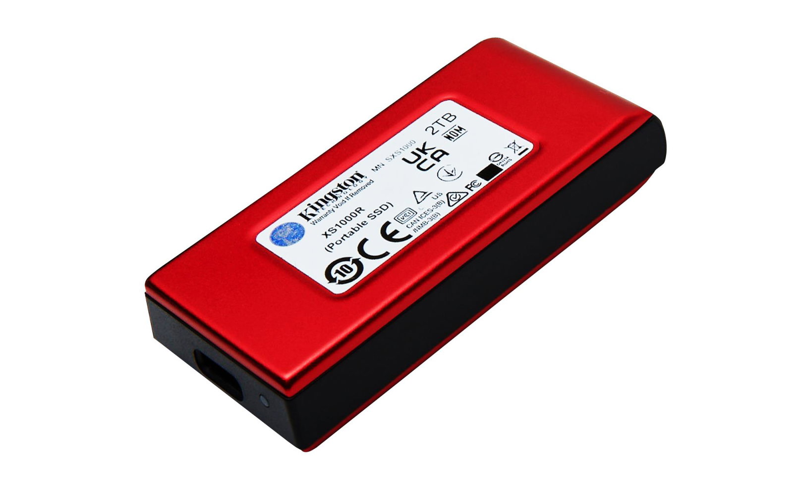 External SSD KINGSTON XS1000 2TB USB 3.2 Write speed 1000 MBytes/sec Read speed 1050 MBytes/sec SXS1000R/2000G