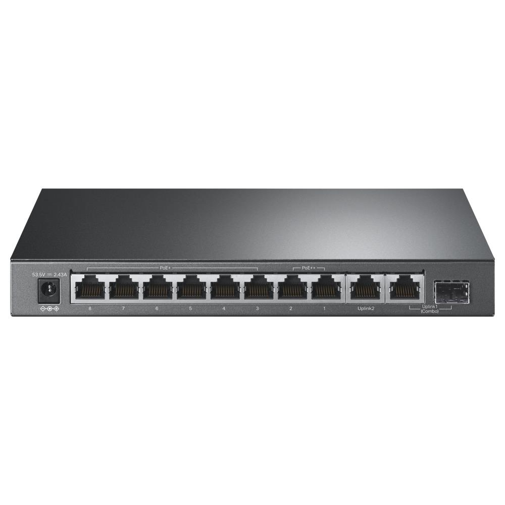 Switch TP-LINK TL-SG1210PP 9x10Base-T 100Base-TX 1000Base-T 1x10/100/1000BASE-T/SFP combo PoE+ ports 6 TL-SG1210PP