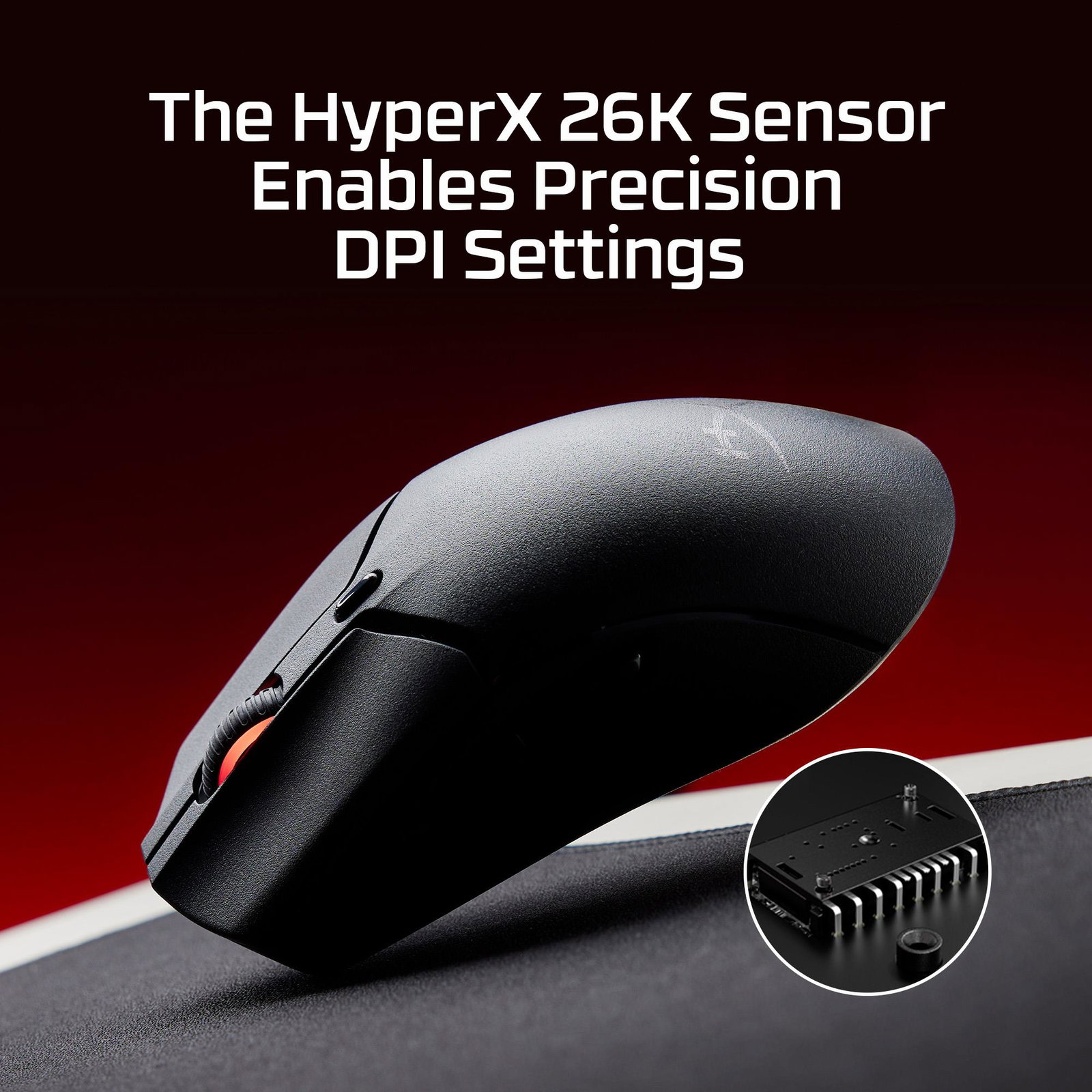 MOUSE USB OPTICAL HYPERX PF/HAS2 MINI WL BK 7D388AA HYPERX