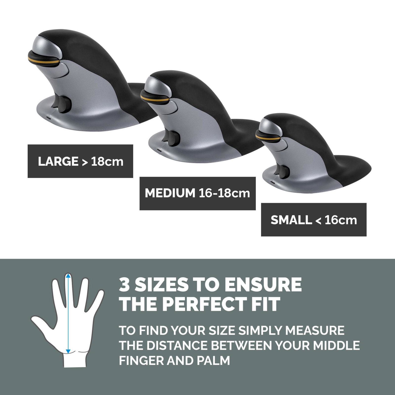 MOUSE USB LASER WRL/PENGUIN BIG 9894501 FELLOWES