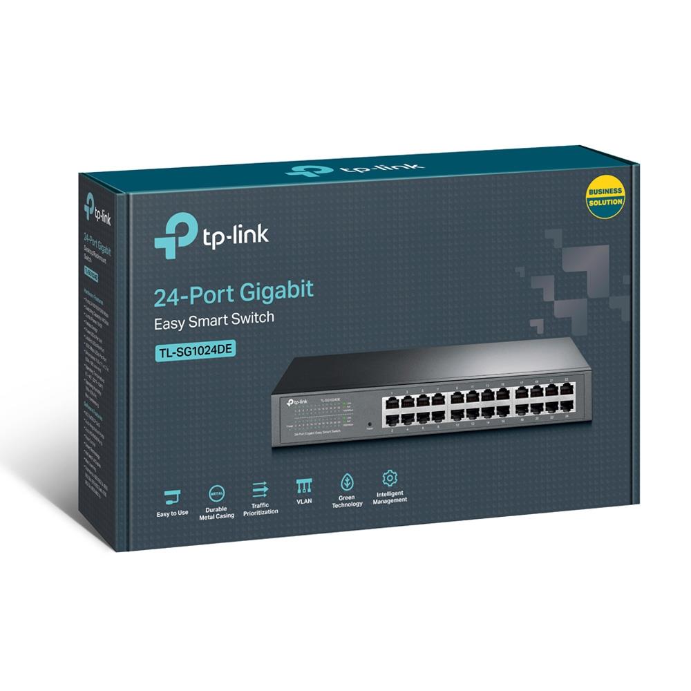 Switch TP-LINK 24x10Base-T 100Base-TX 1000Base-T TL-SG1024DE